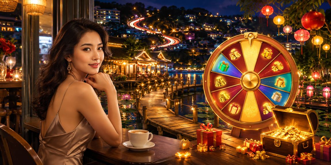 Người chơi roulette trực tuyến bên tách cà phê tại Đà Lạt theo phong cách tối giản